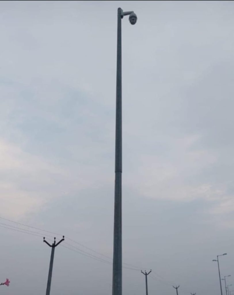 Hitech Camera Pole Size: 3m, 4m, 5m, 6m, 7m, 8m, 9m, 10m, 11m, 12 meter